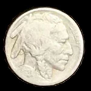 **Heritage Arms Rough Rider 6 & 9 Shot Grips (.22 &.22 Mag) Rosewood Checkered with Buffalo Nickel - Real