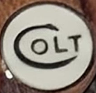 1911 Full Size G10 Composite with Fish Scales with Colt Logo White Medallion