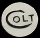 Black Rosewood 1911 Full Size Grips Fish Sales Colt Logo White Medallion - WoodWorld of Texas