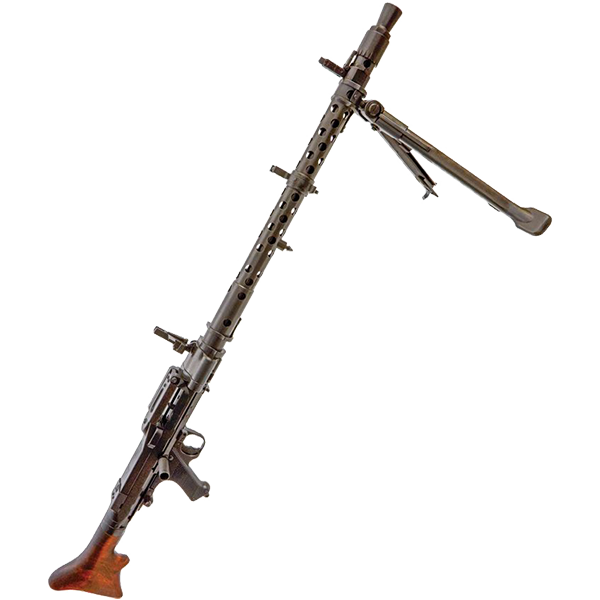 Non-Firing Inert MG 34 (Maschinengewehr 34) Reproduction 48" 20 Pounds - Decoration