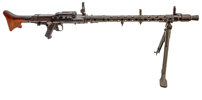 Non-Firing Inert MG 34 (Maschinengewehr 34) Reproduction 48" 20 Pounds - Decoration