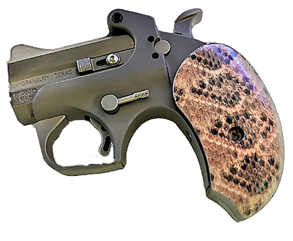 Bond Arms Derringer XL Grips HD / UV Printed Faux Diamondback Rattle Snake- XL