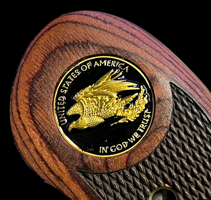 Bond Arms Derringer XL Gold Eagle Medallion Grips - XL