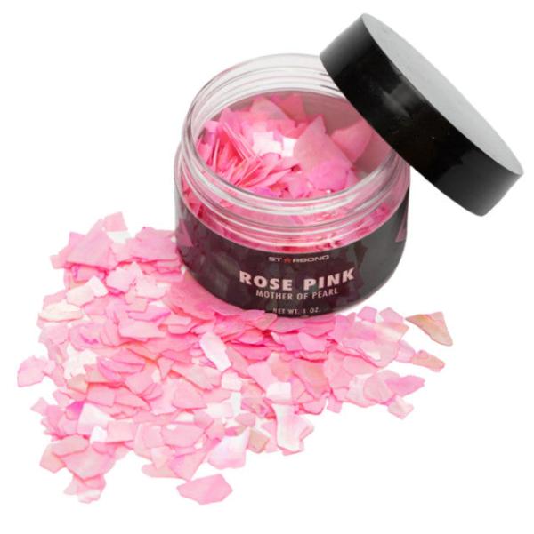 Starbond Mother of Pearl Rose Pink Flakes, 1 oz.