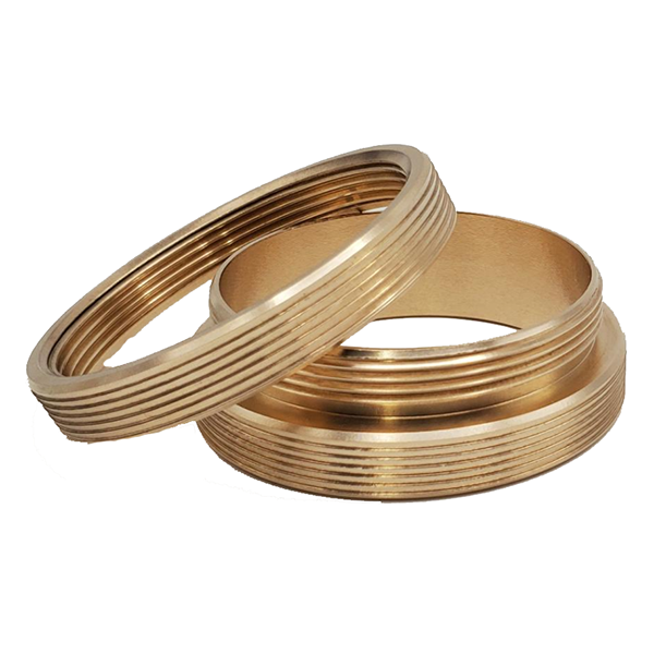 2.5″ Bronze Threaded Ring Set — WoodWorld of Texas