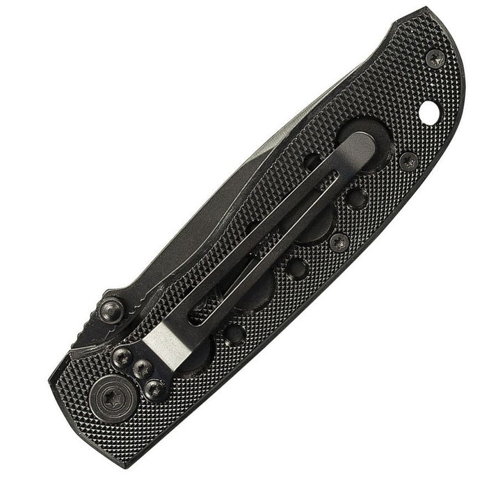 Smith & Wesson Extreme Ops Linerlock 3.5" Black  Blade Stainless Steel Black  AL Handle