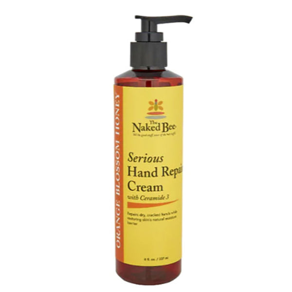 Naked Bee Unscented Serious Hand Repair Cream with Ceramide 3 -  8 oz