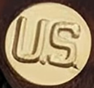 1911 Full Size Double Diamond Checkered Rosewood Grips w/ US Gold Medallion - WoodWorld of Texas