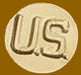 1911 Full Size G10 Composite with Fish Scales with U.S. Gold Medallion - WoodWorld of Texas