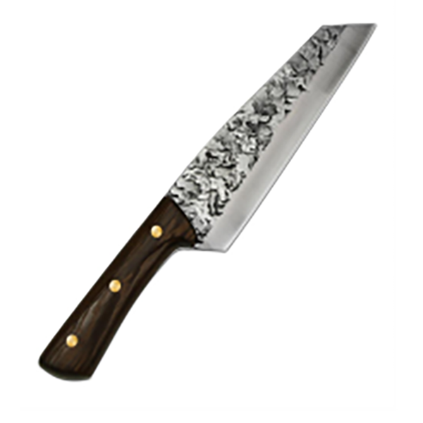 Stockman YO Slicer (Heavy Duty) Custom Patterned 5cr15mov Stainless Steel with Wenge Handle - 8"