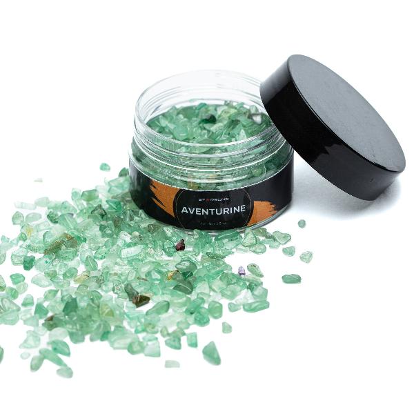 Starbond Aventurine Crushed Gemstone Inlay Crystals, 2.5 oz