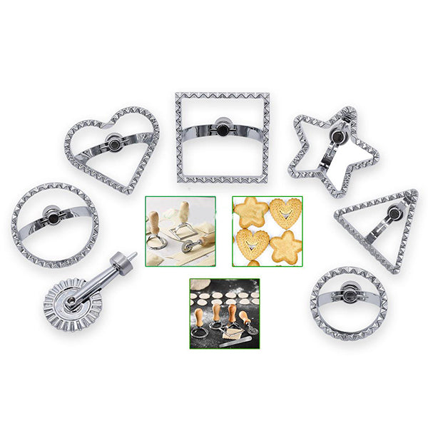 Baking Cutters &  Acc. Stainless Steel Kit - 7 Piece Set