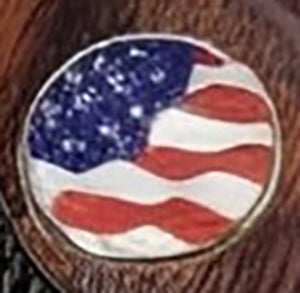 Colt Python Grips, Colt Python 2020 Grips, Colt 2021 Anaconda Checkered Grips Rosewood US Flag Medallion