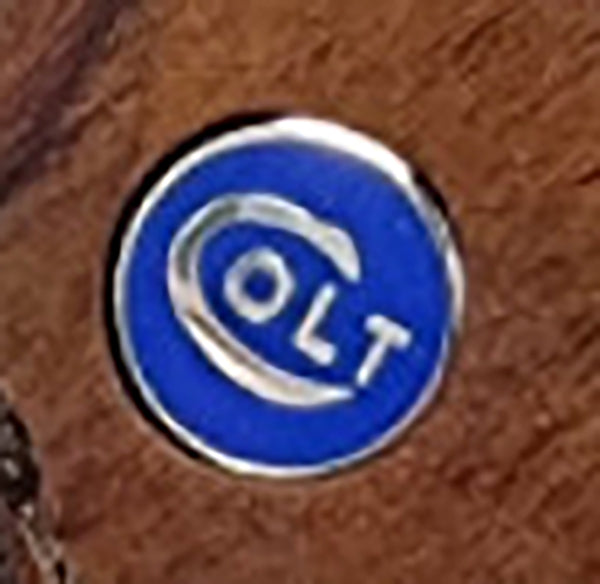 Colt Python Grips, Colt Python 2020, Colt 2021 Anaconda Grip Rosewood with Dragon Scales and Colt Logo Blue Medallion