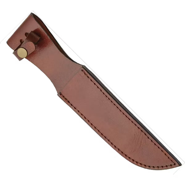 Knife Sheath Leather Thumb Snap 5" X 1.5"