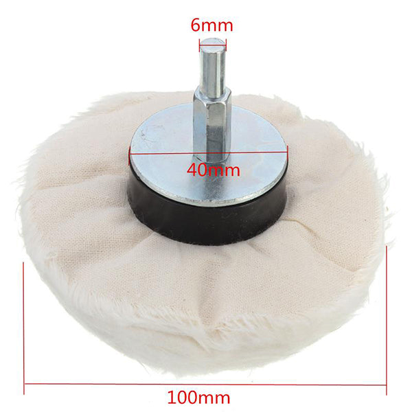 100 mm / 4in approx. Dome Polishing Mop