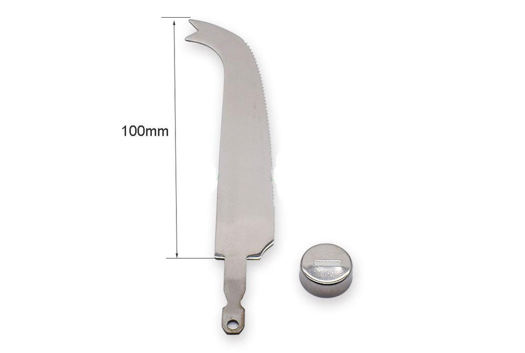 Cheese Knife Kit - Stainless Steel Cheese Knife Kit - 100mm Serrated