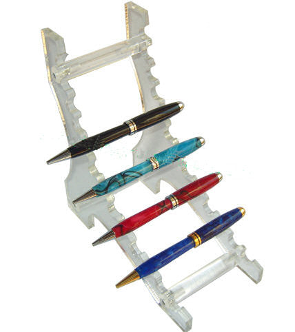 Acrylic Pen Display - Holds 13 Pens - WoodWorld of Texas