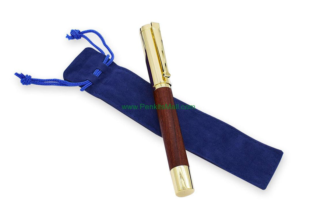 Velvet Drawstring Pen Bags II - Dark Blue(10 pack)