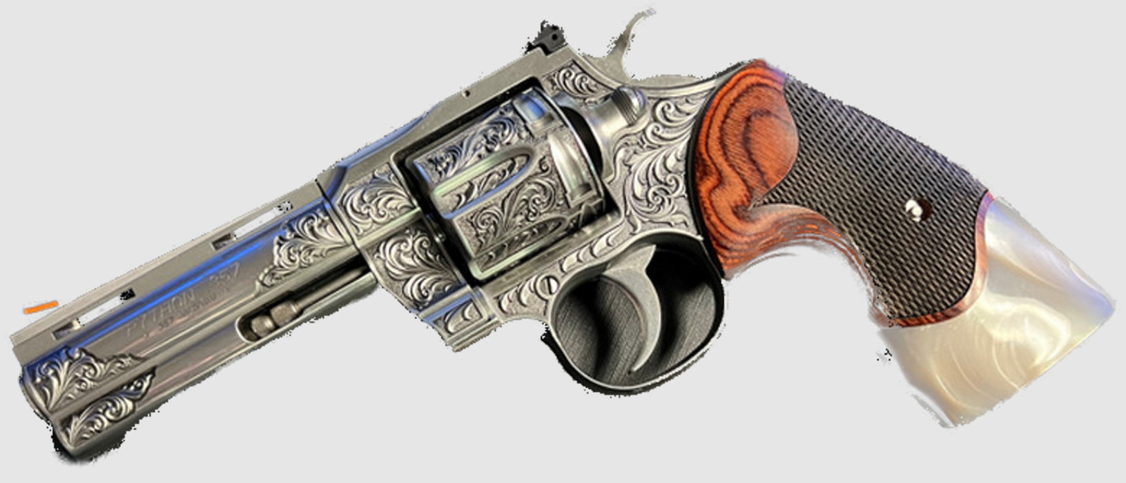 Colt Python Grips, Colt Python 2020, Colt 2021 Anaconda Grip Rosewood Pearl