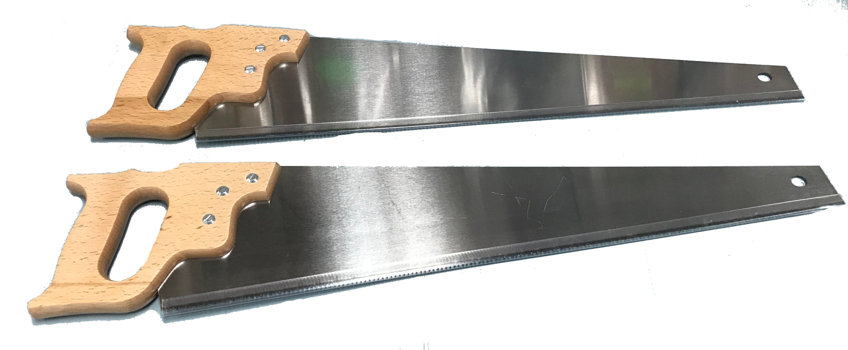 German Hand Saw - Cross Cut or Rip Saw - 7 tpi - 24" long - Baier brand.