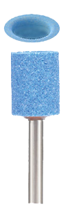 Foredom CeramCut Blue Abrasive Stone 1/8" Shank - A-CK8132 - Cup - 120 Fine Med