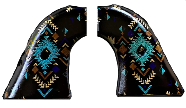 Heritage Arms Rough Rider 6 & 9 Shot Grips (.22 &.22 Mag) Aztec UV/HD image