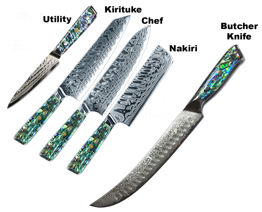Pin on Knife set kitchen