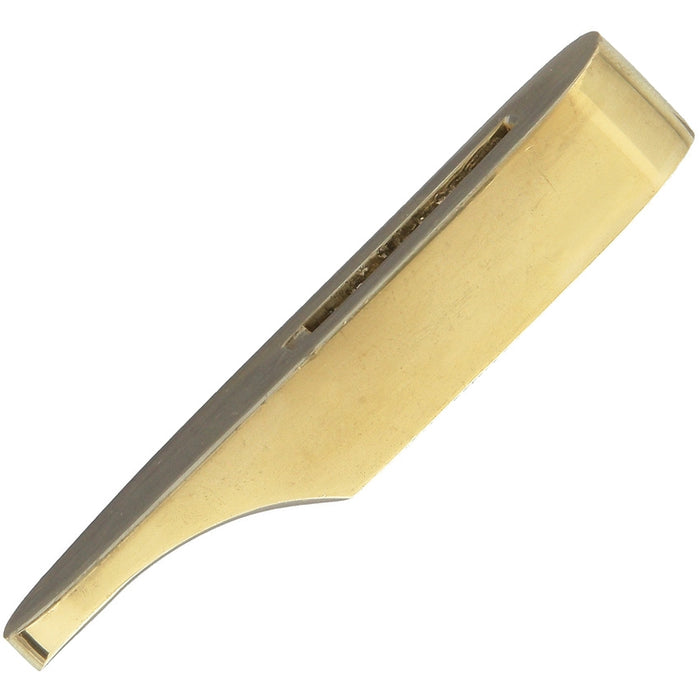 Brass Single Finger Guard -  2.38" OAL x 5/8" W  - SLOT IS 1" L x 1/4" W  - BL003G