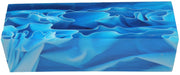 Blue Topaz Water  1.5" x 1.5" x 6" Acrylic Bottle Stopper Blank - WoodWorld of Texas