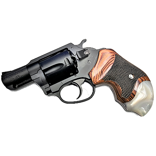 Charter Arms Universal Fit - Checkered Rosewood with Faux Pearl Accent Wrap Around