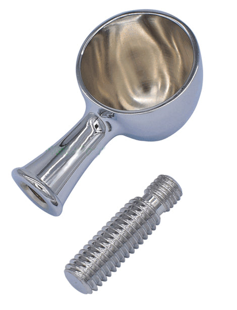 Coffee Scoop - 1 Tablespoon - Flat Bottomed - Chrome Kit