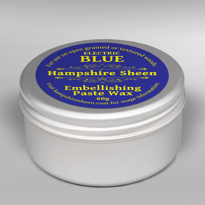 Hampshire Sheen - Embellishing Wax -  Electric Blue - 60 grams / 2.11 ounces
