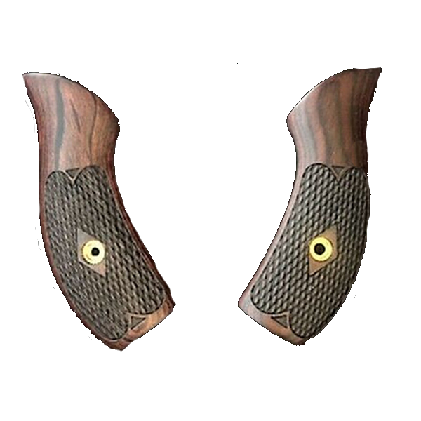 S&W J Frame Round Butt Rosewood Grips