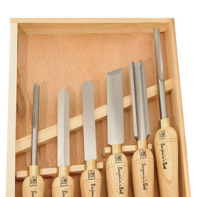 Benjamin's Best HSS Lathe Tool Set of 6 Long Handles - WoodWorld of Texas