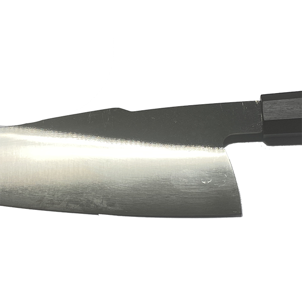 WokMaster Japanese Style Chef Knife - African Blackwood & Olivewood Octagonal Handle - 440C S.S. - Completed Knife