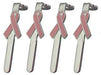 Pink Ribbon Clips. Rnd Top Euro Kits - 5pk - WoodWorld of Texas