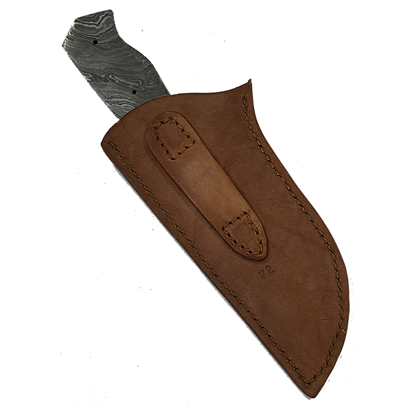 Custom Leather Knife Sheath. Large 7 7/8 x 2 1/2 w/opening 2 1/4 A1-C