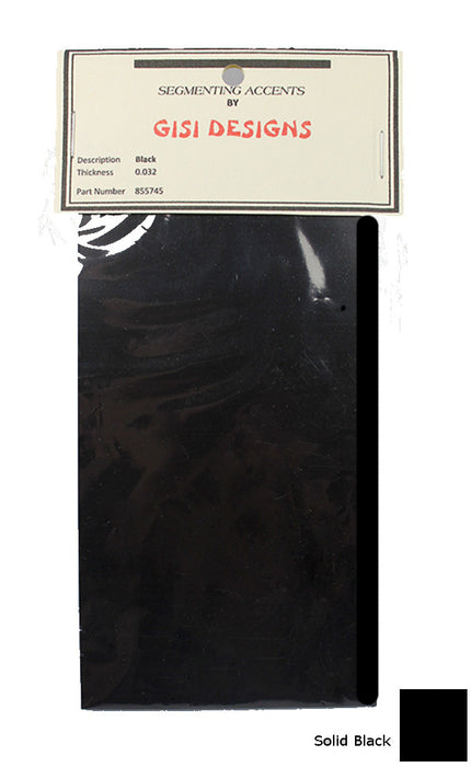 Accent Sheets - Black - Solid