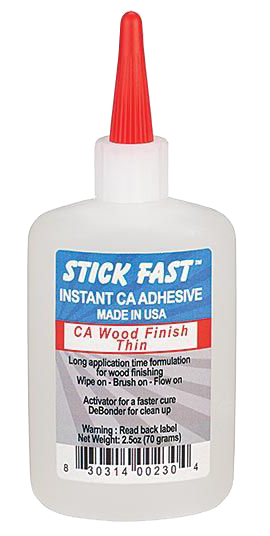 Stick Fast CA - Wood Finish -  Thin 2.5 oz