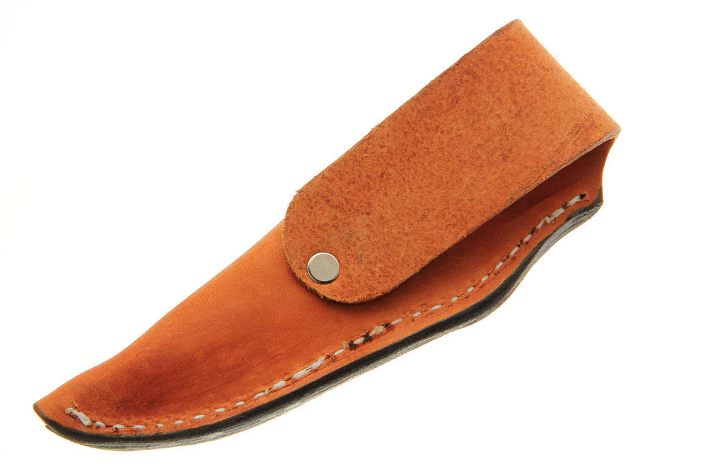 Knife Sheath Leather - SH340 - 1-1/2" opening and a 5 1/4" length.