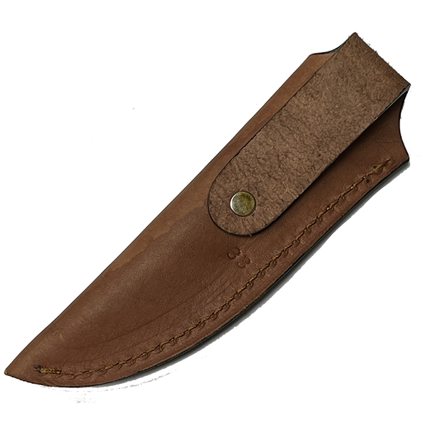 Knife Sheath Leather - SHWW46 - P - 1.5" opening and 6.5" long.  - Peanut Brittle