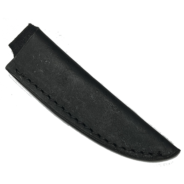 Knife Sheath Leather - SHWWA-Blk - 3/4" opening and a 3.75" length
