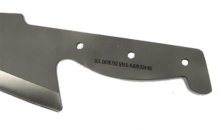 Rockin Chef Knife Blank - Ugly Blade Knife Works Patented Chef Knife
