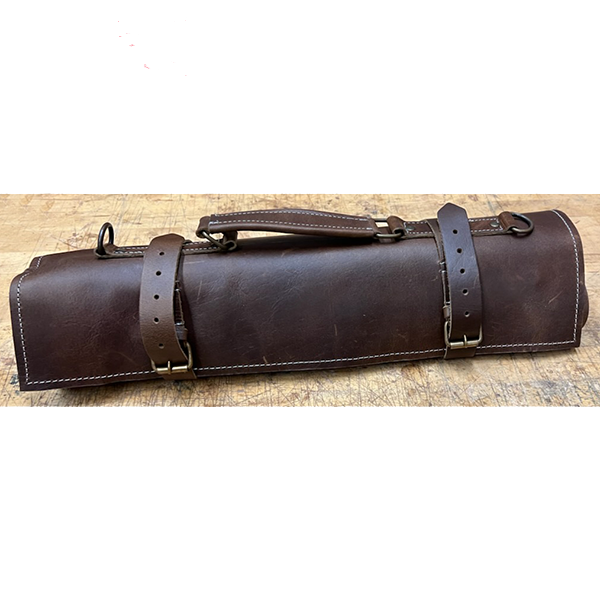 Rustic Full Grain Leather Charger Case / Utility Case Handmade by
