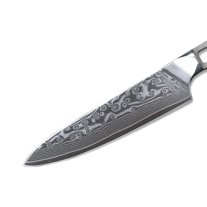 * VG10 Raindrop Pattern - Utility Knife 9.5" OAL  - VG10 Damascus