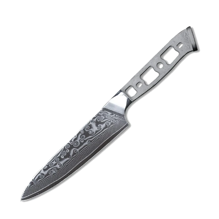 * VG10 Raindrop Pattern - Utility Knife 9.5" OAL  - VG10 Damascus