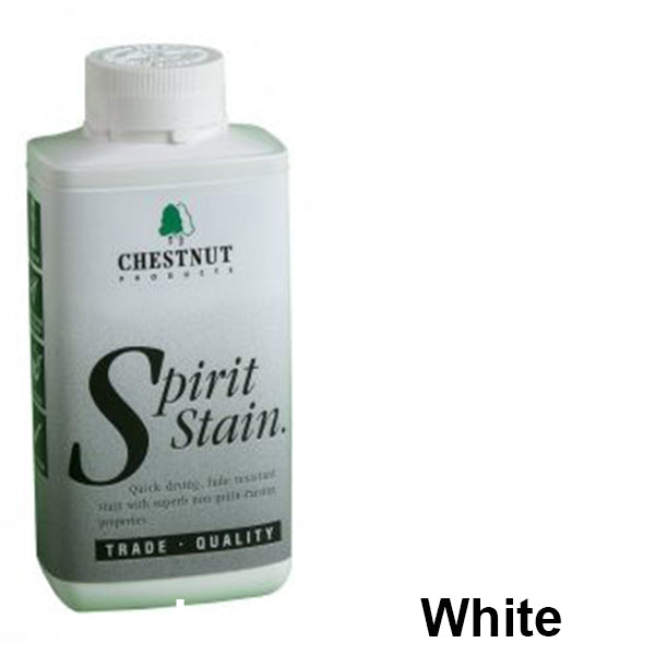 Chestnut Spirit Stains -8 oz. Bottles - White