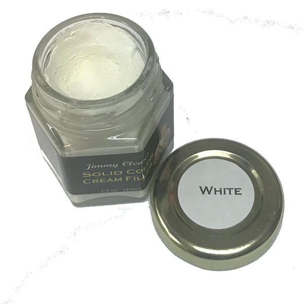 Jimmy Clewes Solid Color Cream Filler - White