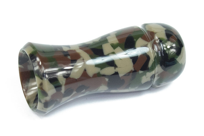 Woodland Camo Fleck 1.5" x 1.5" x 6" Acrylic Bottle Stopper Blank